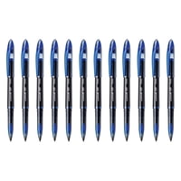 Uni-Ball Air Bolígrafos De Punta Porosa Paquete De 12, Medio Azul 0.7Mm