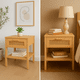thumbnail image 4 of Velador de Madera Natural con Cajón Tejido, 4 of 6