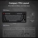 thumbnail image 5 of Teclado Keychron V1 8K 75% Cableado RGB Switch Rojo, 5 of 9