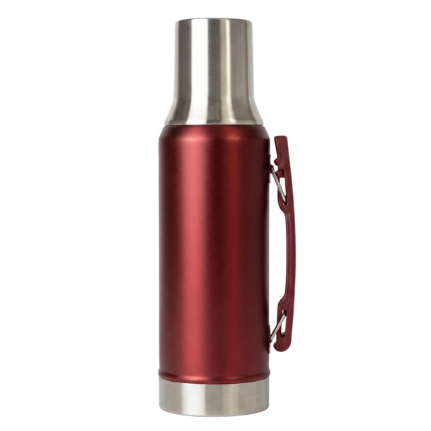 Termo Para Mate 1,2 L Acero Inoxidable Con Pico Cebador rojo