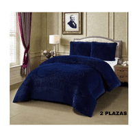 Genérico - Cobertor Plumón De Invierno Liso Para Cama 2 Plazas Con Chiporro