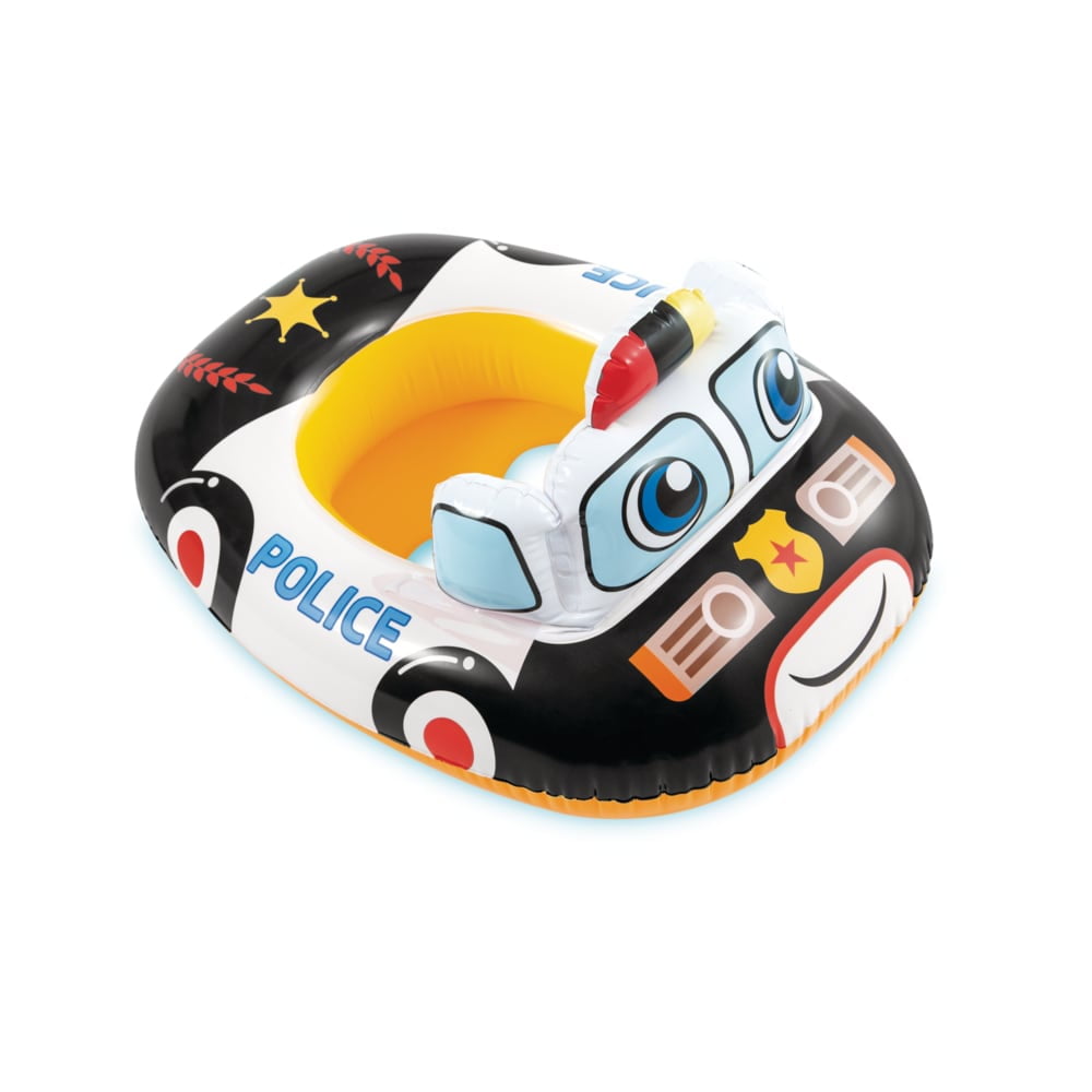 Flotador Inflable Intex Con Asiento Para Bebés, 1 -2 Años Policía