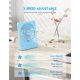 thumbnail image 3 of Ventilador de escritorio Zuvas, funciona con pilas, recargable, 3 velocidades, azul, 3 of 7
