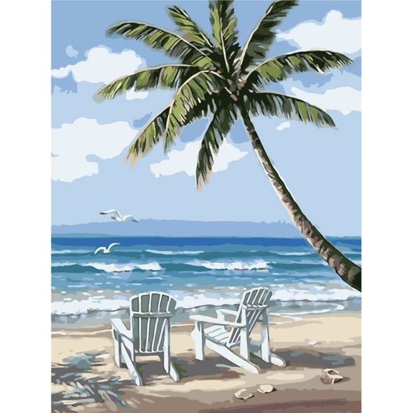 Art Kit Romana, pintura acrílica, paisaje, 40 x 51 cm, lienzo