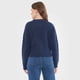 thumbnail image 2 of Sweater Mujer Cárdigan Trenzas Azul Marino Corona, 2 of 5