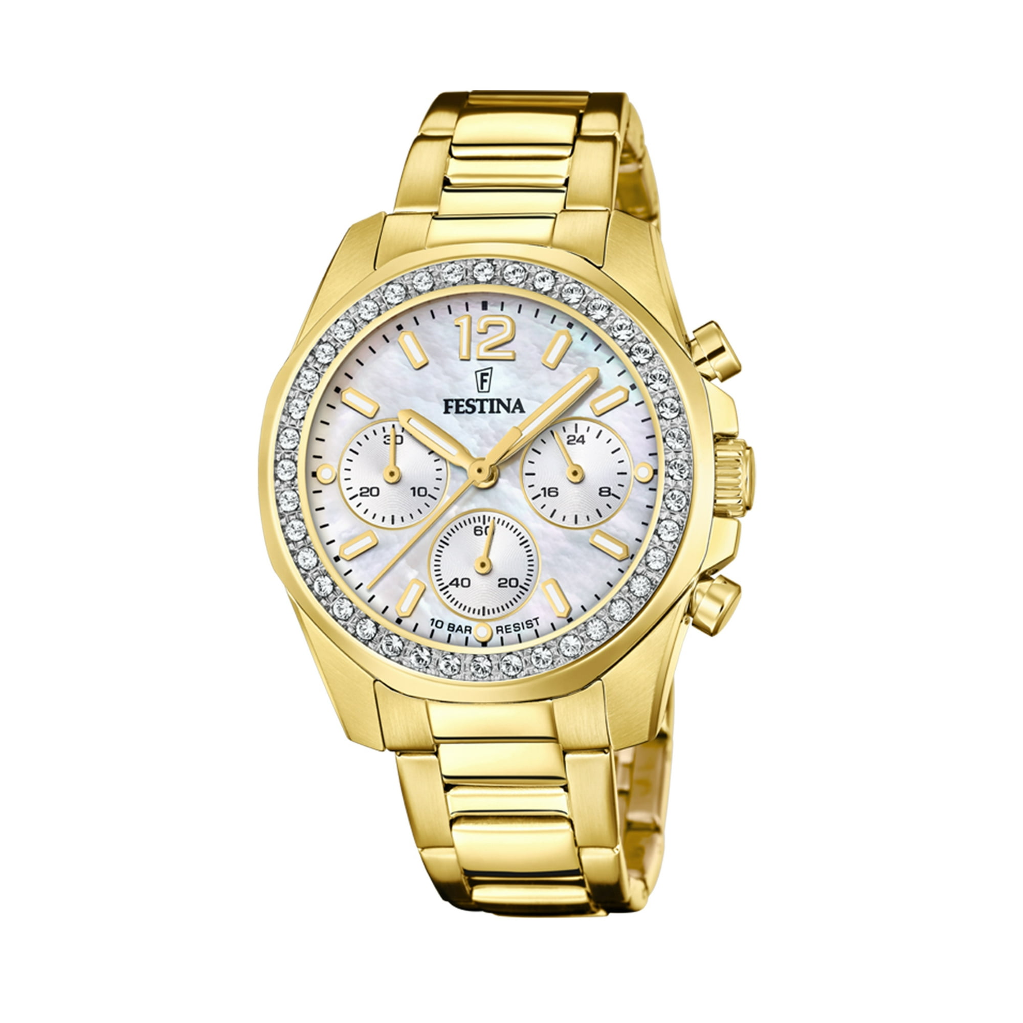 Reloj F20609/1 Festina Blanco Nácar Mujer Boyfriend Collection
