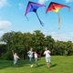 thumbnail image 4 of Kite JOYIN Large Delta naranja, verde y morado para niños y adultos, 4 of 7