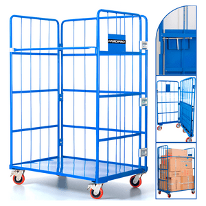 Homebrandt - Carro Picking Para Bodega Plegable Acero 500Kg