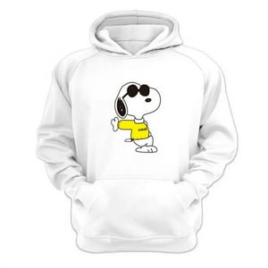 Genérico - Polerón Canguro Snoopy Freddy Blanco Talla Xl Unisex