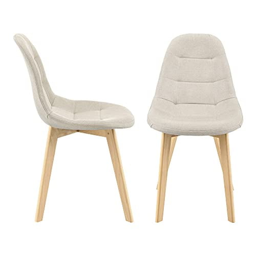 Moadchile - Silla Capitone Terciopelo Beige