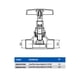 thumbnail image 2 of Llave Paso Cuerpo Superior Cr 3/4" BZ, 2 of 2