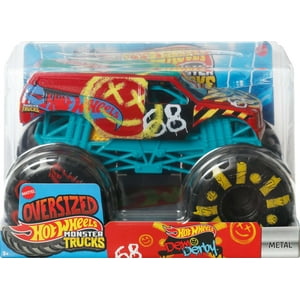 Camión De Juguete Hot Wheels Monster Trucks 1:24 Fundido A Presión Durante Más De 3 Años