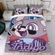 thumbnail image 4 of Indigo Park Conjunto de sábanas temático, trío de piezas, cómodo y amigable con la piel, diseño único, regalo de decoración para el hogar para familiares, amigos y fans,173cm *218cm, 4 of 6