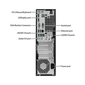 Pc Hp 600 G2 Sff I7 8Gb 256Gb Ssd + Teclado & Mouse Reacondicionado Grado A