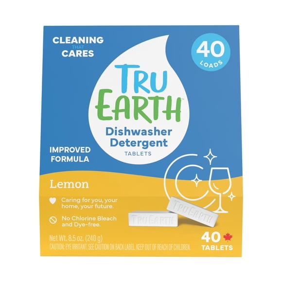 Tabletas para lavavajillas Tru Earth Limón - 40 tabletas