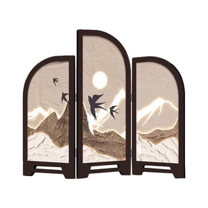 Bothyi - Biombo De Mesa Decorativo Biombo Plegable De Escritorio Biombo Plegable Estético Mini Estilo D