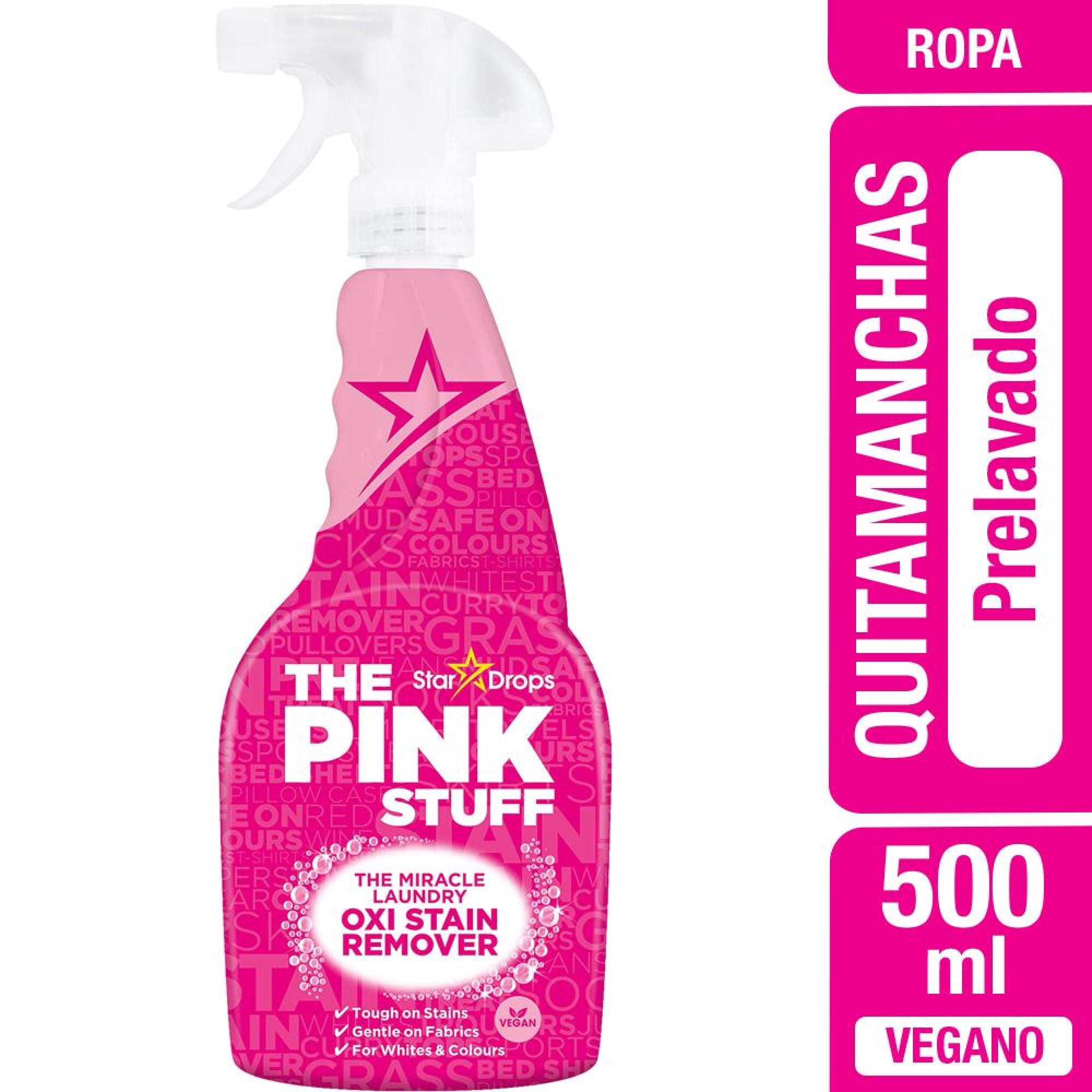 Quitamanchas Líquido Oxi Prelavado Botella Gatillo 500 ml The Pink Stuff
