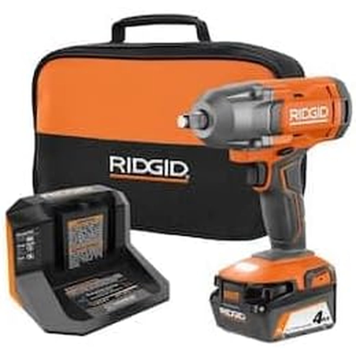 Llave De Impacto Ridgid 18v 12in Inalámbrica Kit Batería 4.0ah
