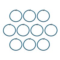 Magideal - Cuerda Elástica Para Trampolín, 10 Piezas, Cuerda Elástica, Bandas Elásticas, 8 Mm, Accesorios Para Trampolín, Cuerda Elástica Para Trampolín Interior Azul