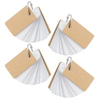 Bothyi - Mini Easy Flip Flash Cards Tarjetas De Notas De Estudio School Home Notepads Kids Diy White