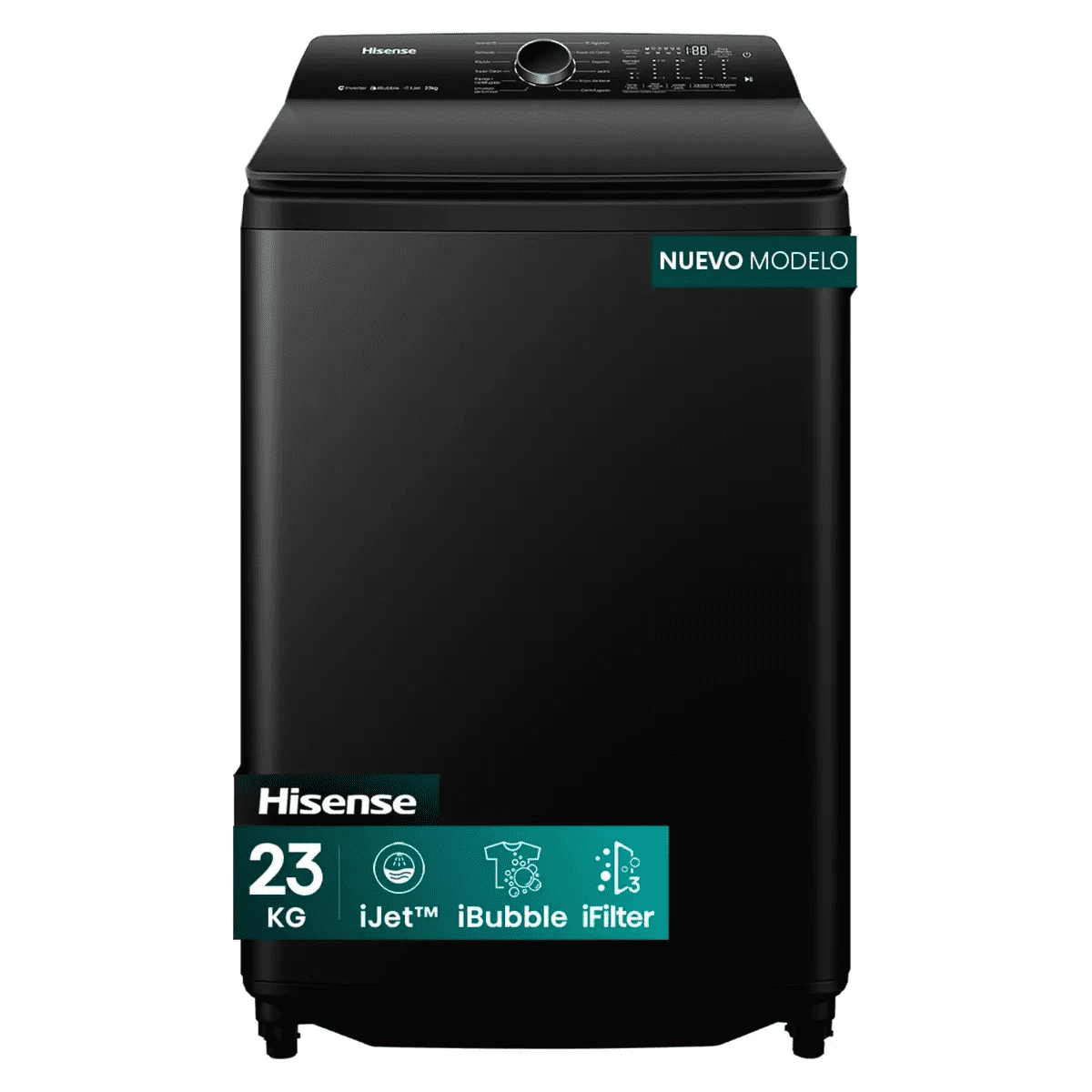 Hisense - Lavadora Carga Superior Wt5i2323db 23 Kg