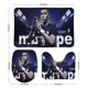 thumbnail image 2 of Kylian Mbappé Juego de 3 alfombras de baño de coral fleece: tapete de baño + alfombra de inodoro en forma de U + funda de tapa de inodoro en forma de O, 2 of 6