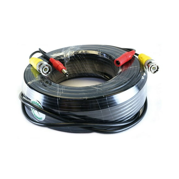 Cable P/camara Bnc-bnc+power 20-mts