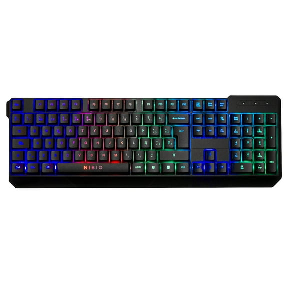 Teclado Gamer Alámbrico Nibio Strike RGB USB
