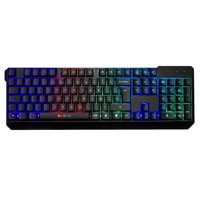 Teclado Gamer Alámbrico Nibio Strike Rgb Usb