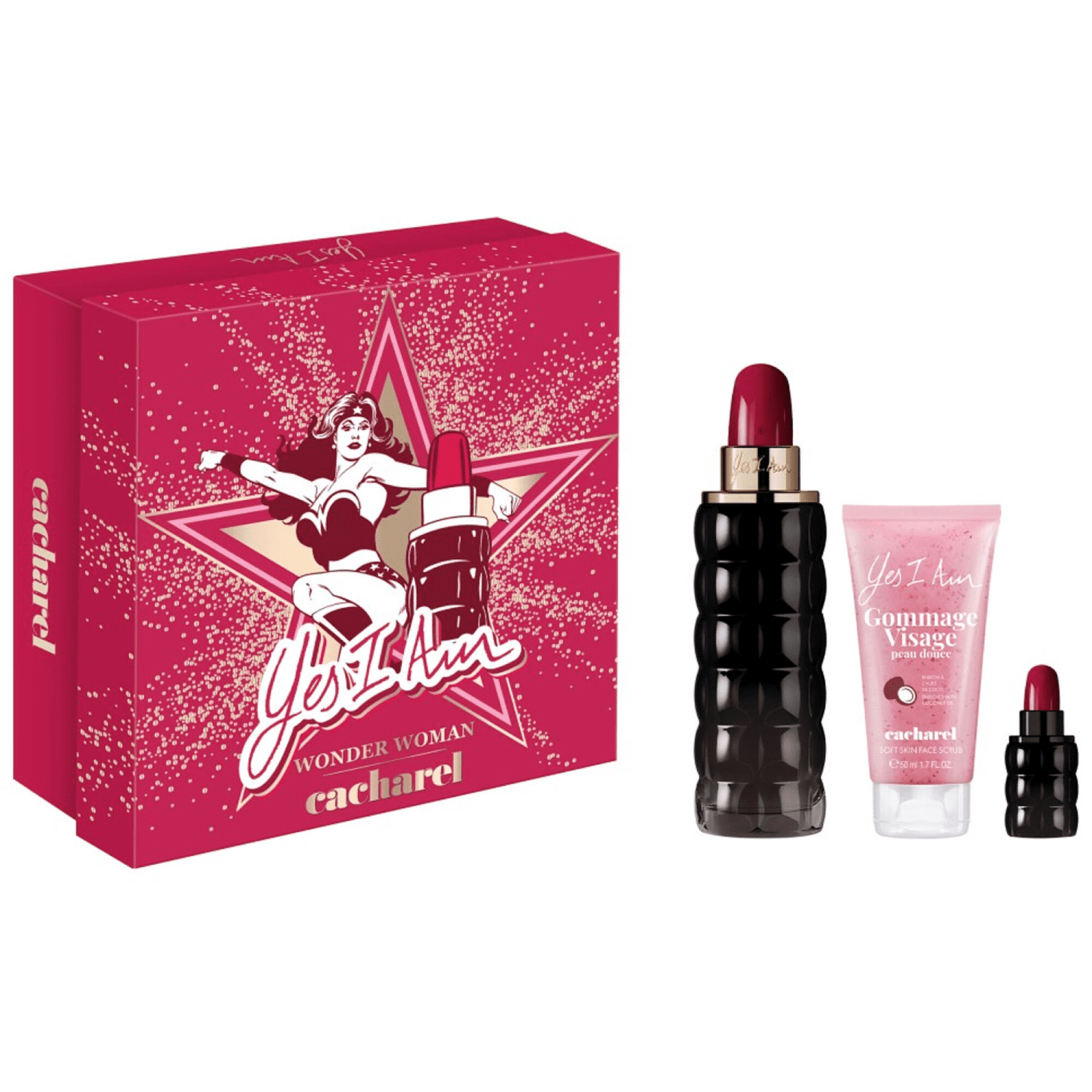 Cacharel - Perfume Yes I Am Edp 75 Ml / 5 Ml / Face Scrub 50 Ml Estuche