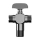 thumbnail image 1 of Diverador De Grifo Divisor De Grifo Doble Uso Conector De Desvío De Agua De Accesorio Gris, 1 of 5