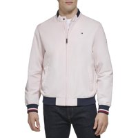 Chaqueta Tommy Hilfiger, Ligera, De Punto Acanalado, Rosa