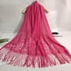 thumbnail image 1 of Floral Lace Scarf for Women - Lightweight Shawl Wrap with Fringe for Evening Dresses and Weddings, 1 of 5