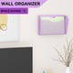 thumbnail image 2 of Organizador de archivos de pared GDINDINFAN de malla metálica con 3 compartimentos, color morado, 2 of 7