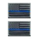 thumbnail image 1 of Parche Zcketo 8x5 cm Thin Blue Line – Pack de 2, 1 of 6