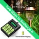thumbnail image 3 of Pila recargable AA GENYESTAR NiMH 1,2 V 1000 mAh, paquete de 4, 3 of 9