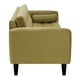 thumbnail image 3 of Sofa Retro 3c + 2 Pouf Felpa 00 Verde Musgo, 3 of 6