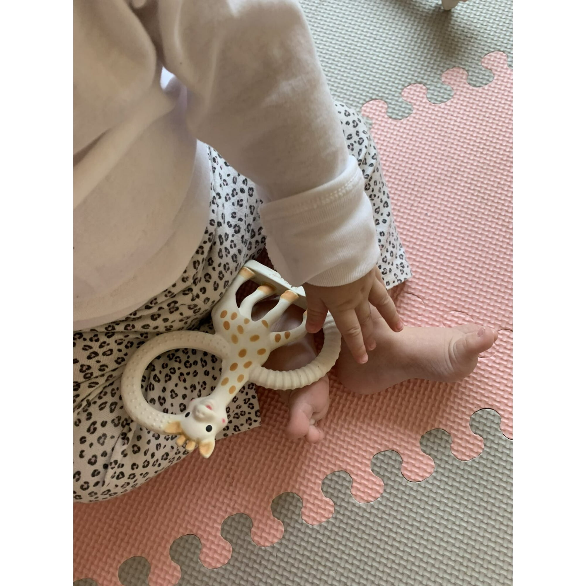 Alfombra Bebes Bric Antigolpes Goma Eva Rosa 170x140 Cm