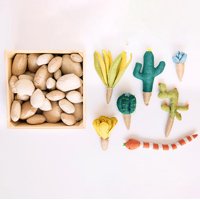 Roots Toys - Juego Set Suculentas De Peluche