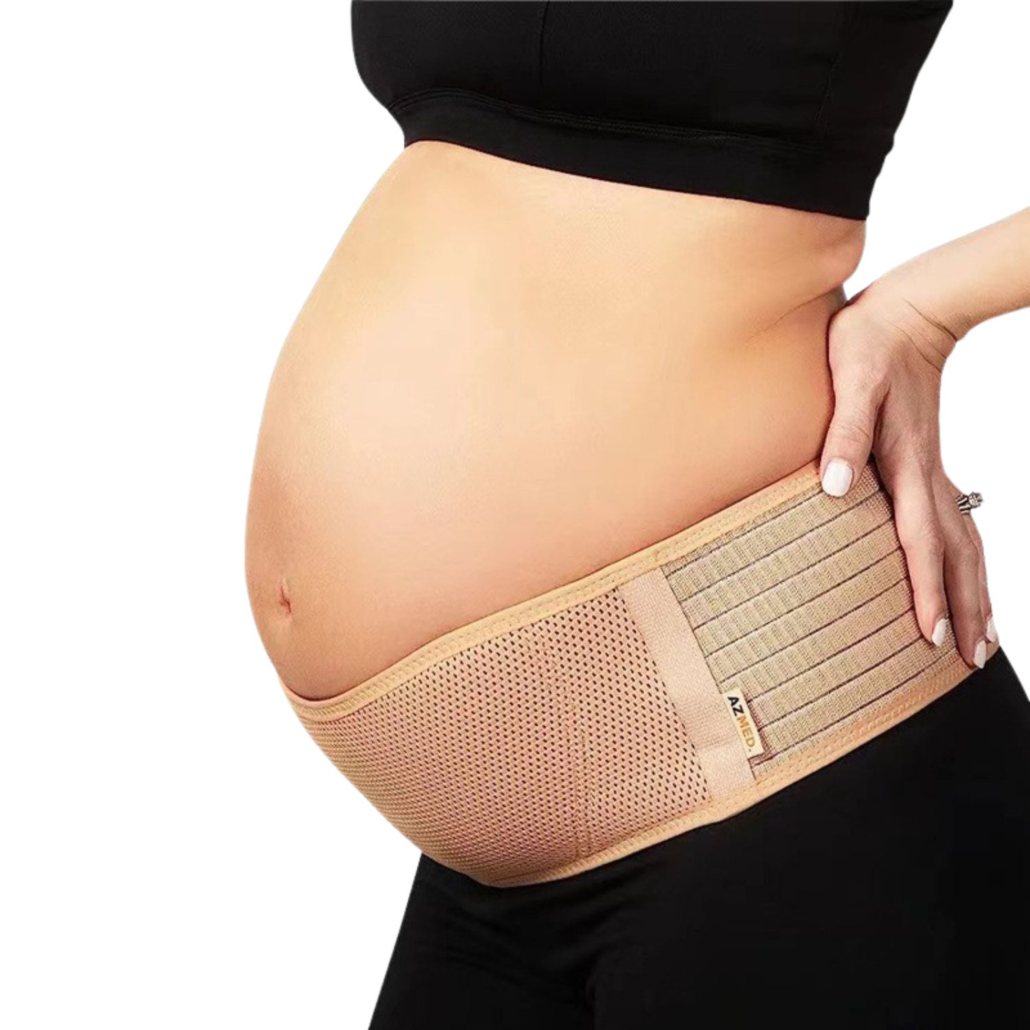 Crusec - Faja Preparto Cinturon Ajustable Soporte Maternal Embarazo