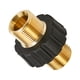 thumbnail image 5 of Adaptador de Lavadora de Alta Presión de Latón, Piezas de Repuesto de Presión de Trabajo de Conexión Rápida de 5000 PSI, Acoplador de Rosca Macho M22, 5 of 5