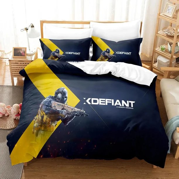 Game XDefiant Bedding Set Duvet Cover Bed Set Quilt Cover Pillowcase Comforter Boys Adult Bedding Set