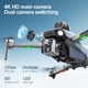 thumbnail image 4 of Drone GPS QAONIE K19 con controlador de pantalla de 4.5 pulgadas, 2 baterías, 4 of 6