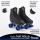 thumbnail image 4 of Patines de Cuatro Ruedas Chicago Skates Negro de Caña Alta, 4 of 6