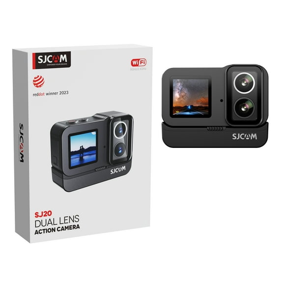 Cámara Deportiva SJCAM SJ20 doble lente 20MP 4K GYRO Wifi Impermeable 30M