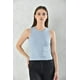 thumbnail image 1 of Polera Musculosa Mujer Celeste Sin Mangas Talla S, 1 of 3