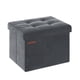 thumbnail image 1 of Reposapiés plegable Storage Ottoman SONGMICS, 31 x 41 x 31 cm, color gris, 1 of 7