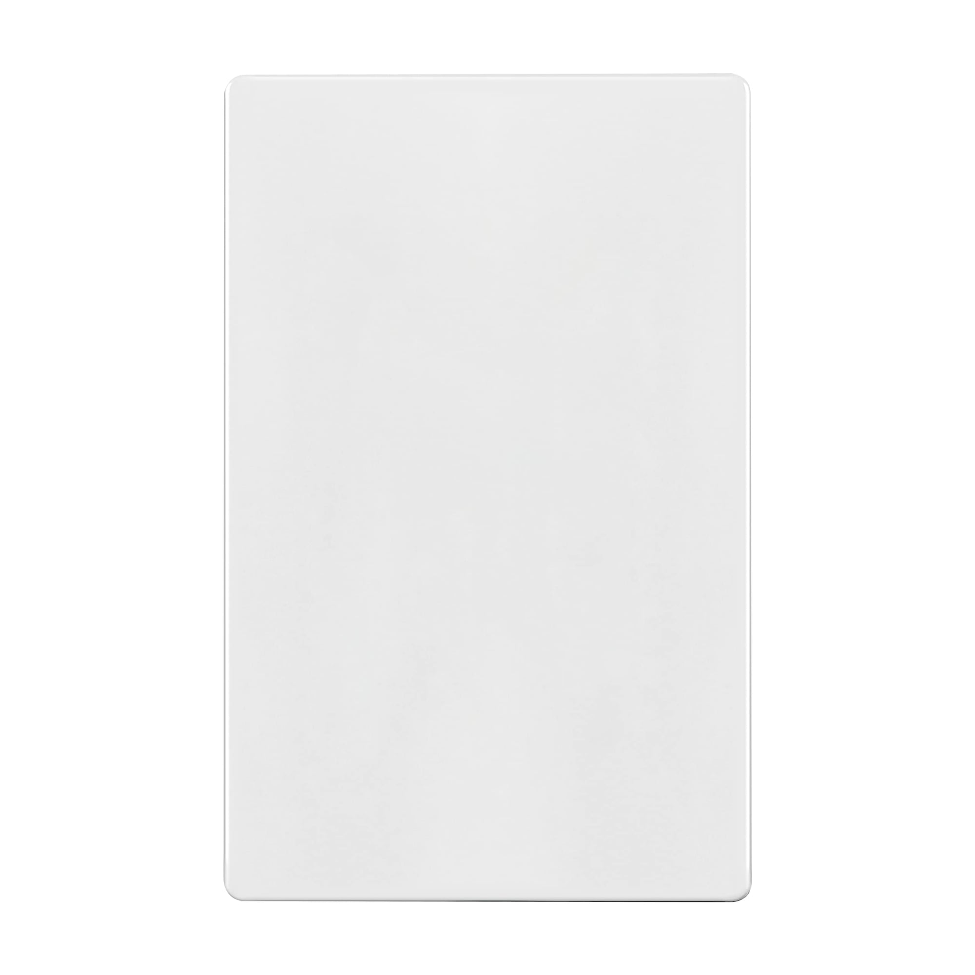 Placa Ciega Enerlites De 1 Módulo, 12 X 7,5 Cm, Sin Tornillos, Blanca