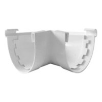 Conector Interior 110Mm Para Canaleta Agua Lluvia Blanco Dvp