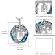 thumbnail image 2 of Collar HESHPAWS Tree of Life con Inicial A-Z y Caja de Regalo Rosa, 2 of 3